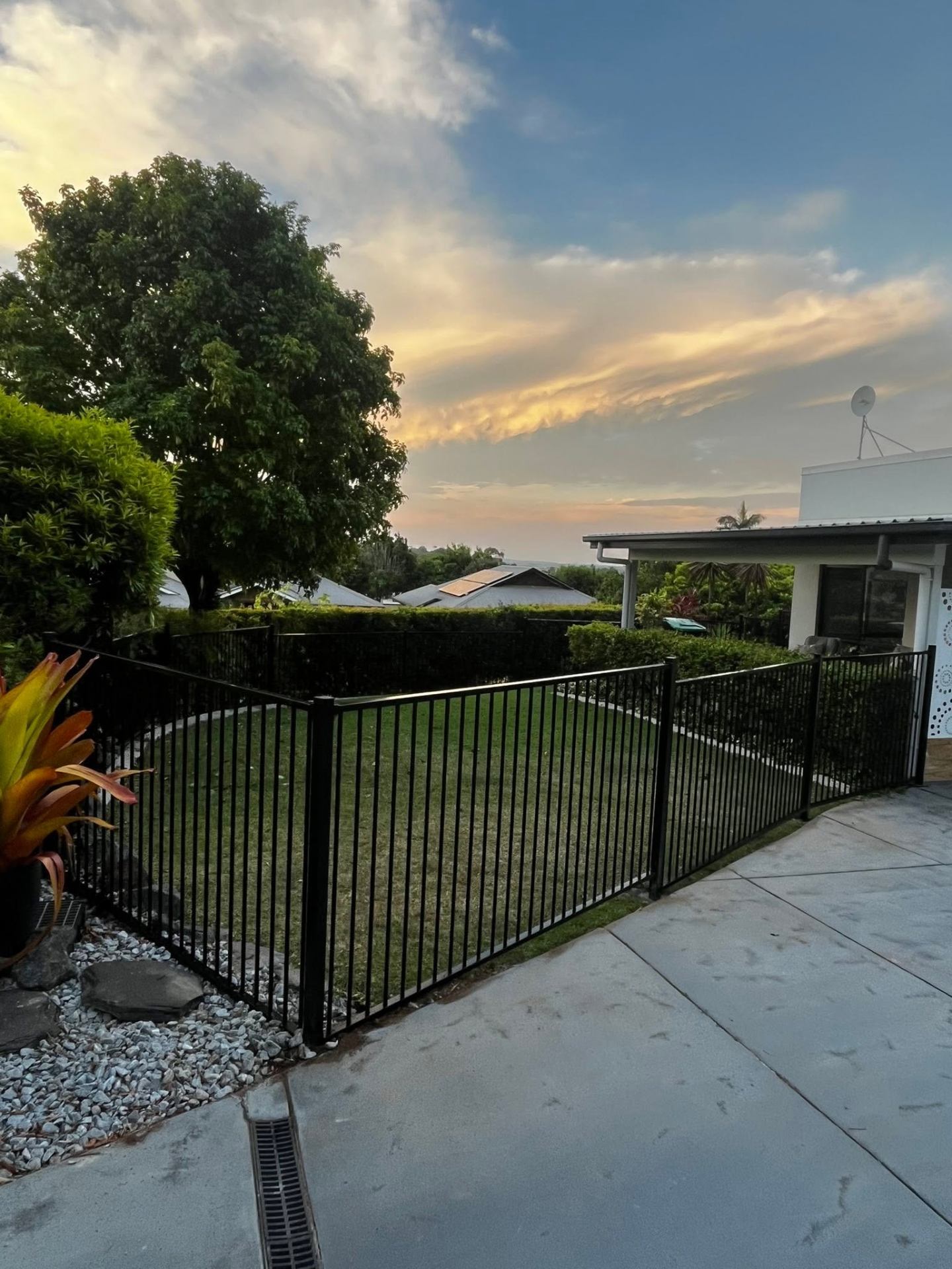 Real pool fence project — Bli Bli